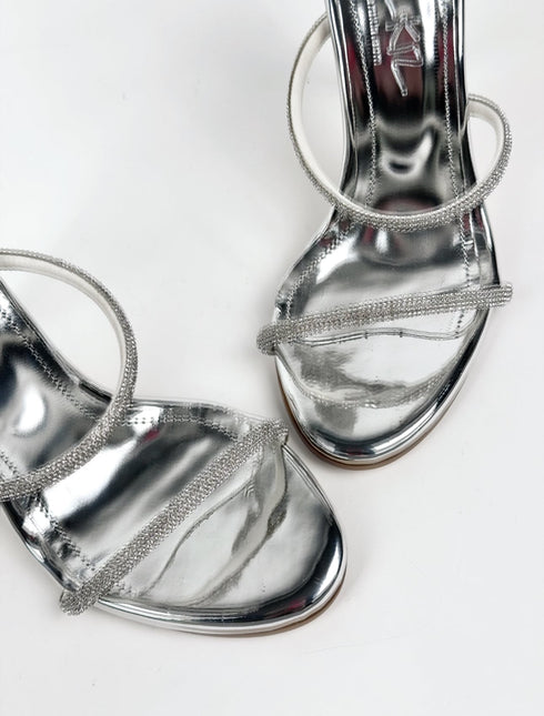 VERMER SILVER SANDAL